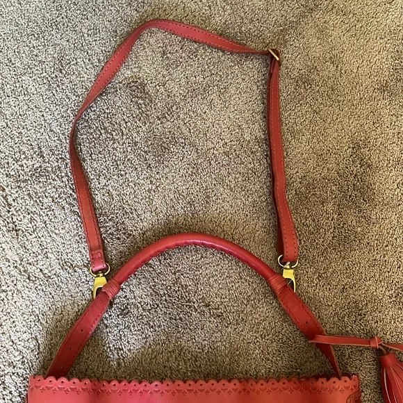 Isabella Fiore Hobo Tote /Crossbody with Tassels - Picture 3 of 8
